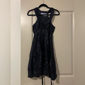 Vera Wang Lavender Label Silk/Metallic Dress